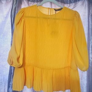 Gorgeous Peplum Textured Top